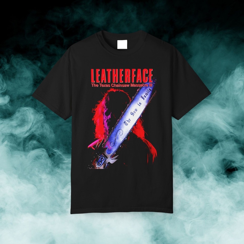 Leatherface The Texas Chainsaw Massacre 3 Horror Movie T-shirt